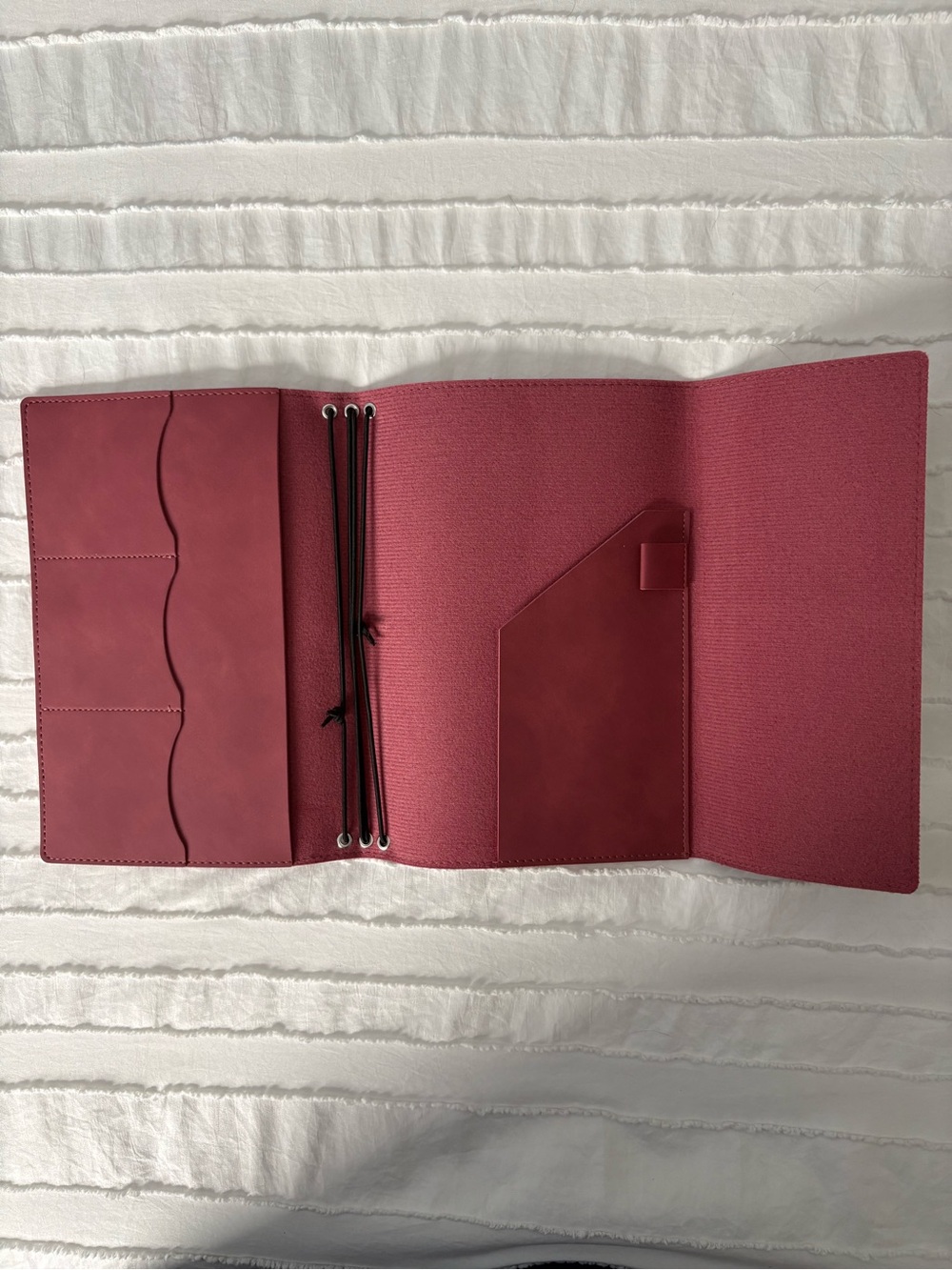 Rose Colored Travel Document Organizer